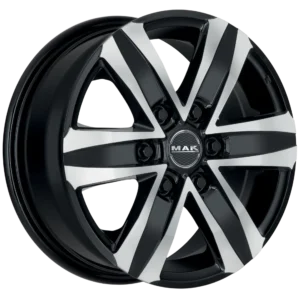 Jantă MAK Stone 6 W Negru lucios